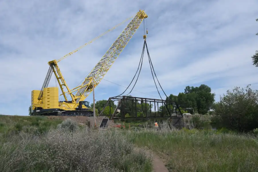 Fun Farm Bridge Removal-Fremont County 1