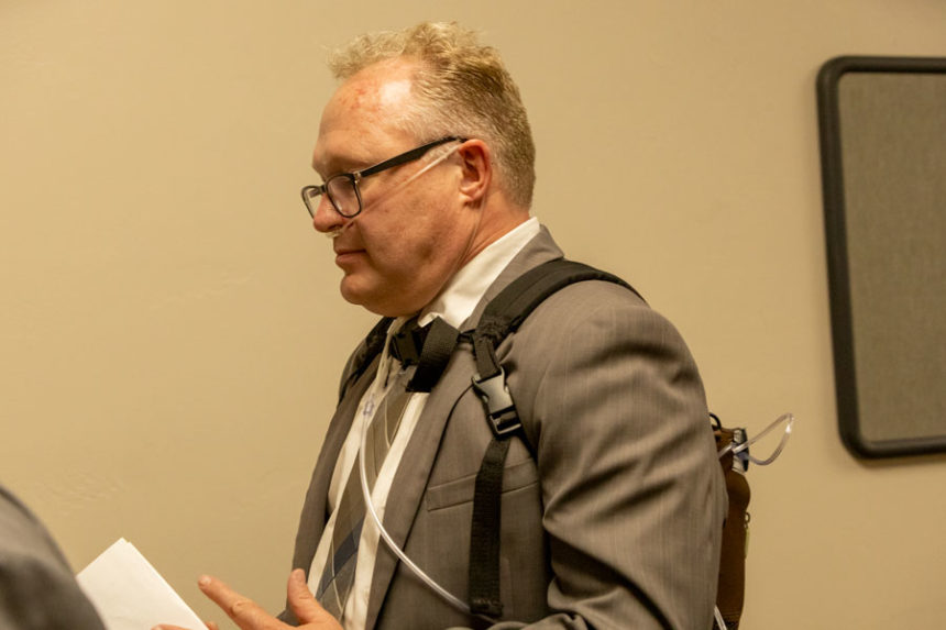 Lance Peck walking out of the court Thursday afternoon after changing his plea as part of a plea agreement. | Daniel V. Ramirez, EastIdahoNews.com