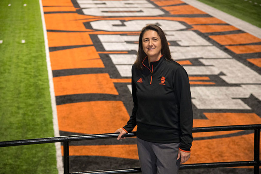 ISU AD Pauline Thiros, courtesy Facebook