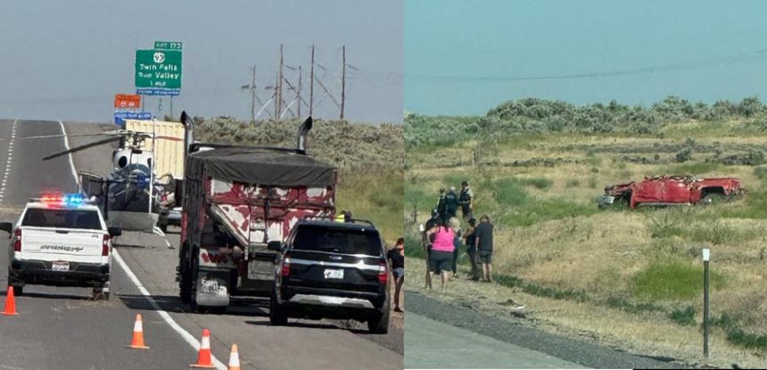 Crash near Twin Falls