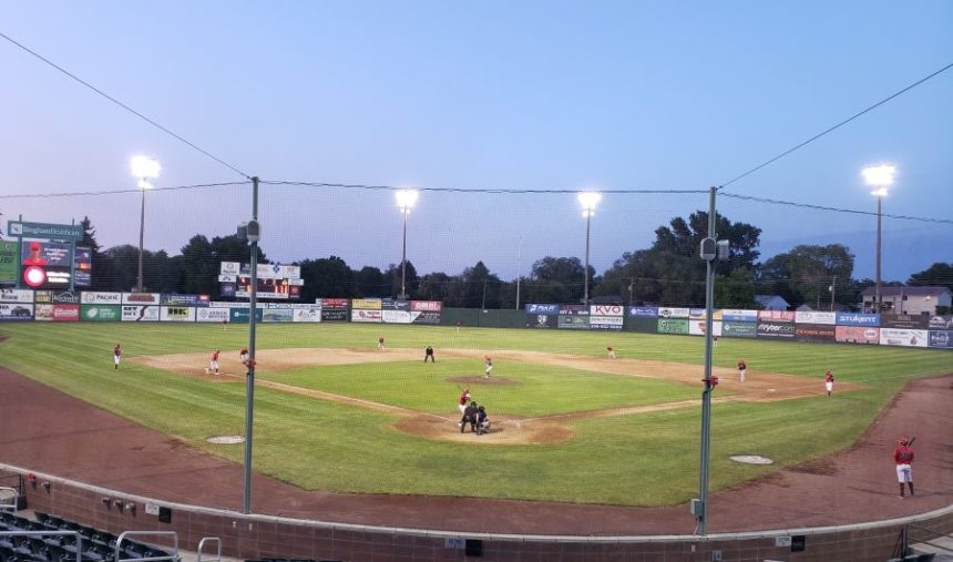 The Idaho Falls Bandits and the Pocatello Runnin' Rebels faced off in a doubleheader Tuesday night at Melaleuca Field. | Allan Steele, EastIdahoSports.com.