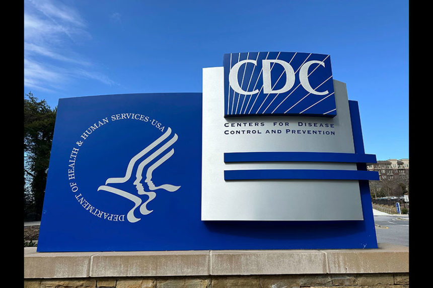 FILE - A sign stands at an entrance to the main campus of the Center for Disease Control and Prevention (CDC) in Atlanta, Georgia, Feb. 14, 2025. (AP Photo/Jeff Amy, File)