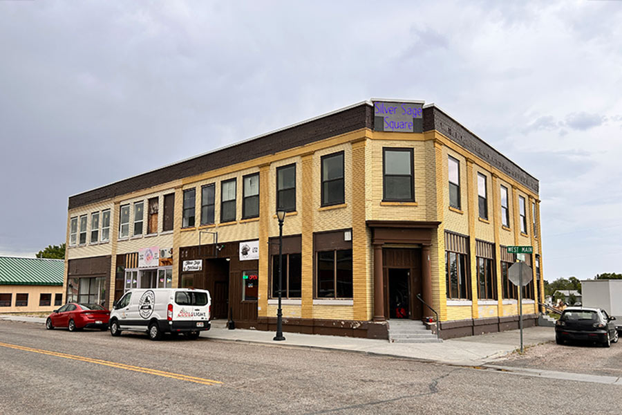 Silver Sage Square in Dubois where multiple new businesses are opening up. | Rett Nelson, EastIdahoNews.com