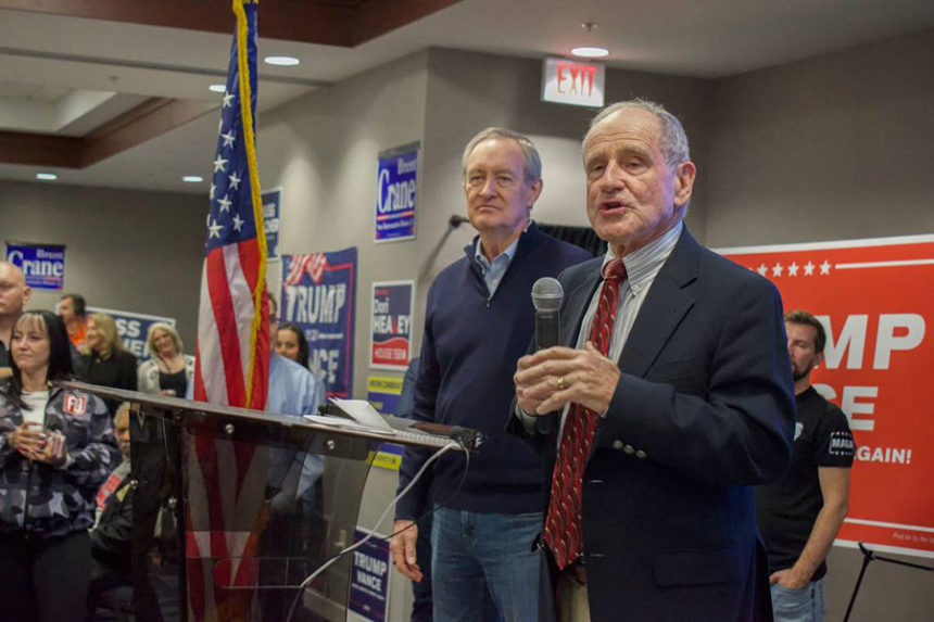 U.S. Sens. Jim Risch, R-Idaho, right, and Mike Crapo, R-Idaho, announced they oppose a recent proposal to sell public lands across the Western U.S., including in Idaho. Vincent Medina vmedina@idahostatesman.com