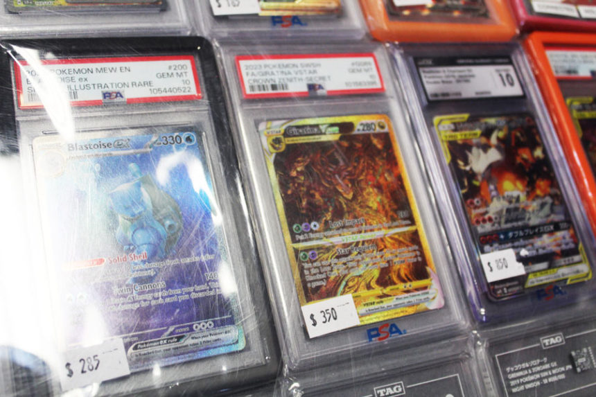Pokemon cards being sold for hundreds of dollars at Retro-X. | Kaitlyn Hart, EastIdahoNews.com