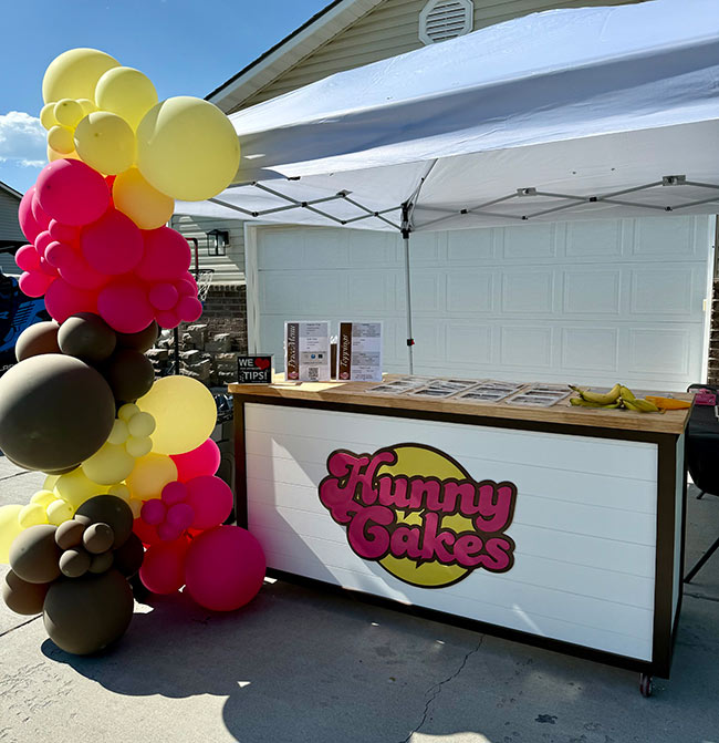 Hunny Cakes cart in Rigby. | Courtesy Amy Romrell