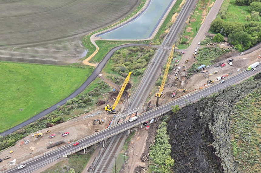 Main Street in Inkom will be closed for two nights due to bridge demolition. | Courtesy Idaho Transportation Department