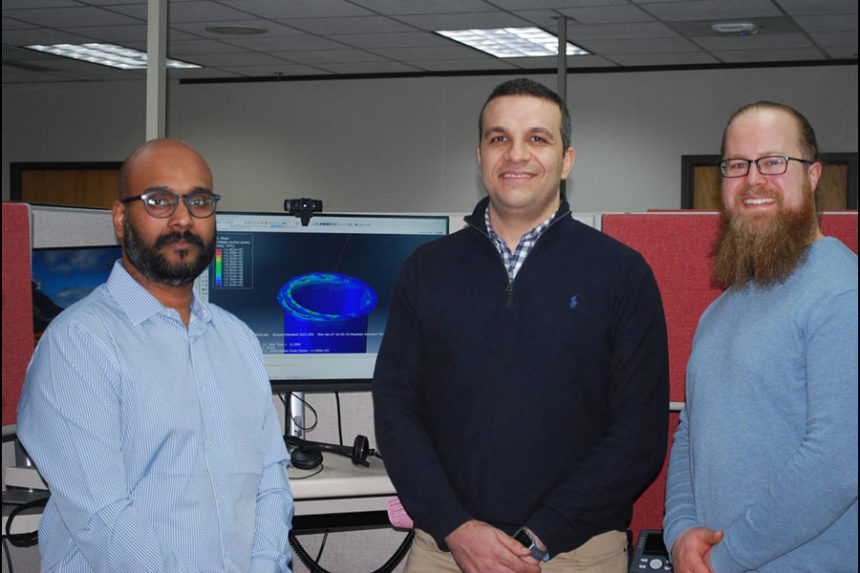 Principal investigative team of INL power engineers (left to right) includes Chandu Bolisetti, Abdo Elemeliegy and Bjorn Vaagensmith.