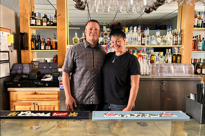 Clark County Sheriff Mark McClure, left, and his wife, Lacie, are the new owners of The Goat Locker Bar & Grill at 191 West Main Street in Dubois. | Rett Nelson, EastIdahoNews.com