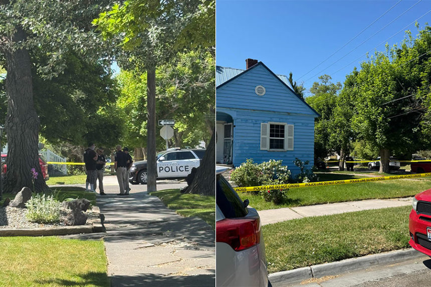 Police on scene of home at 7th and Lee Street in Idaho Falls. | Courtesy photo