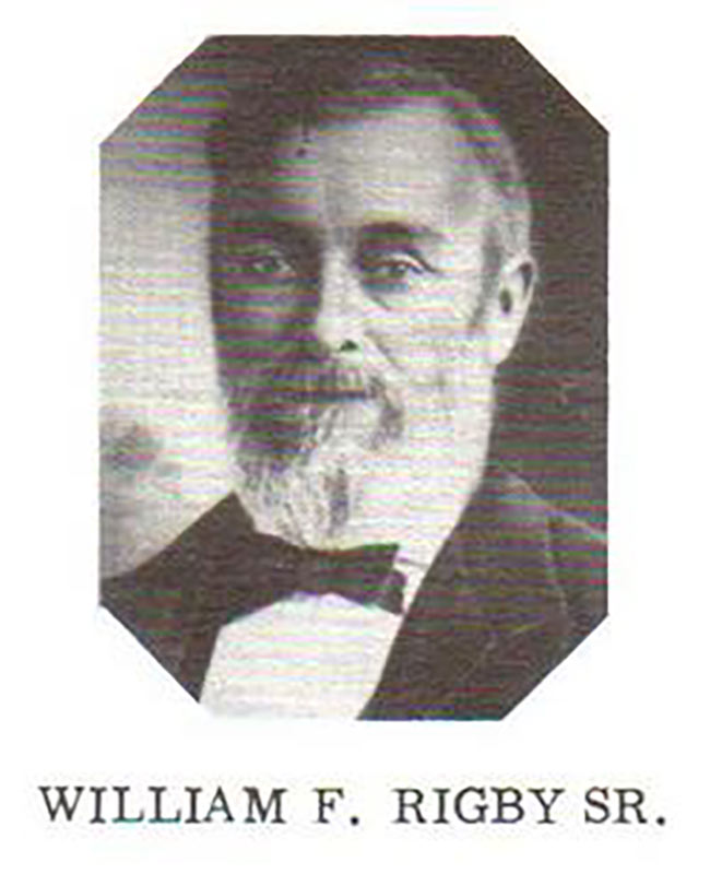 William F. Rigby is Blair's great-great grandfather. The town of Rigby is named after him. | Courtesy photo