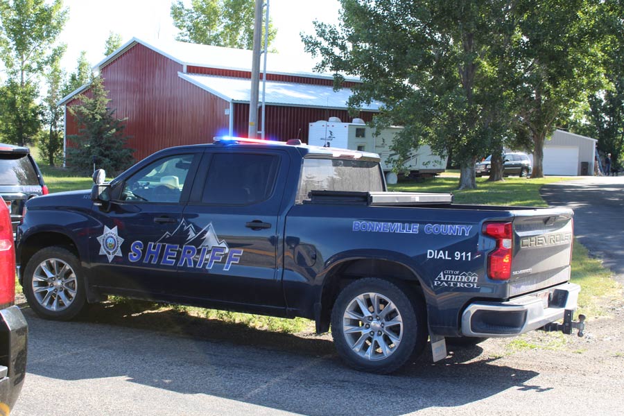 Bonneville County Sherrif's Office at the scene of a shooting near the West River Road Boat Ramp. | Kaitlyn Hart, EastIdahoNews.com