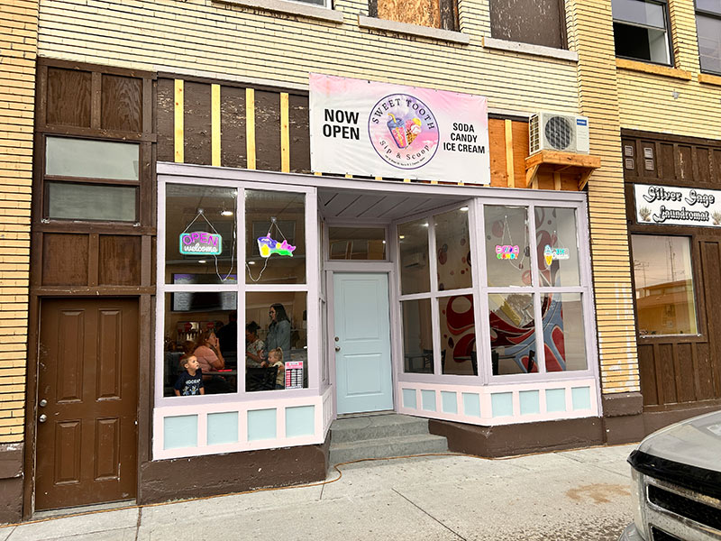 Stephenie Stewart's storefront in Dubois | Rett Nelson, EastIdahoNews.com