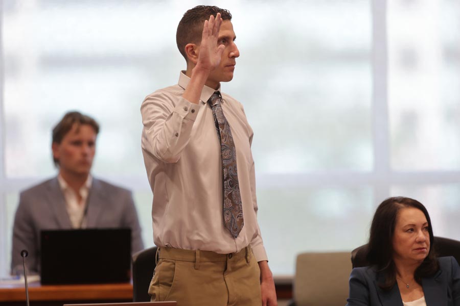 Bryan Kohberger, charged in the murders of four University of Idaho students, appears at the Ada County Courthouse, Wednesday, July 2, 2025, in Boise, Idaho. Kyle Green, Associated Press