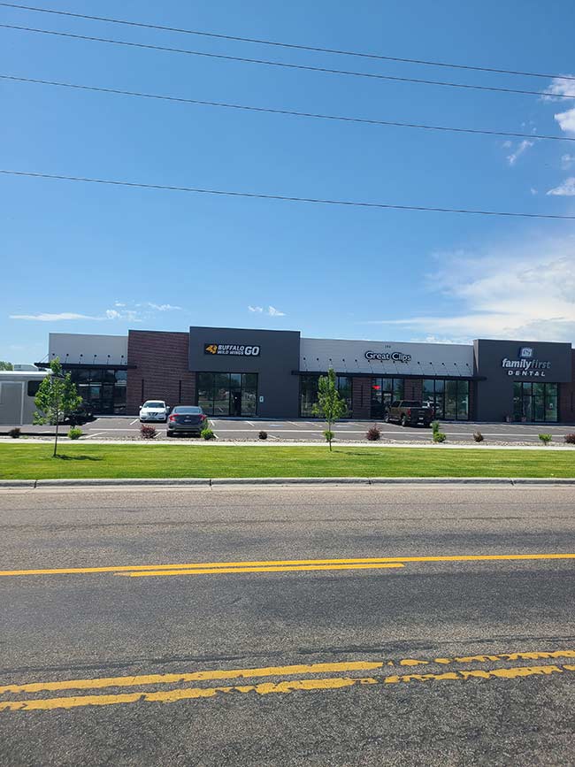 The Rexburg strip where Buffalo Wild Wings GO is opening on July 15. | Courtesy Nathan Fielding