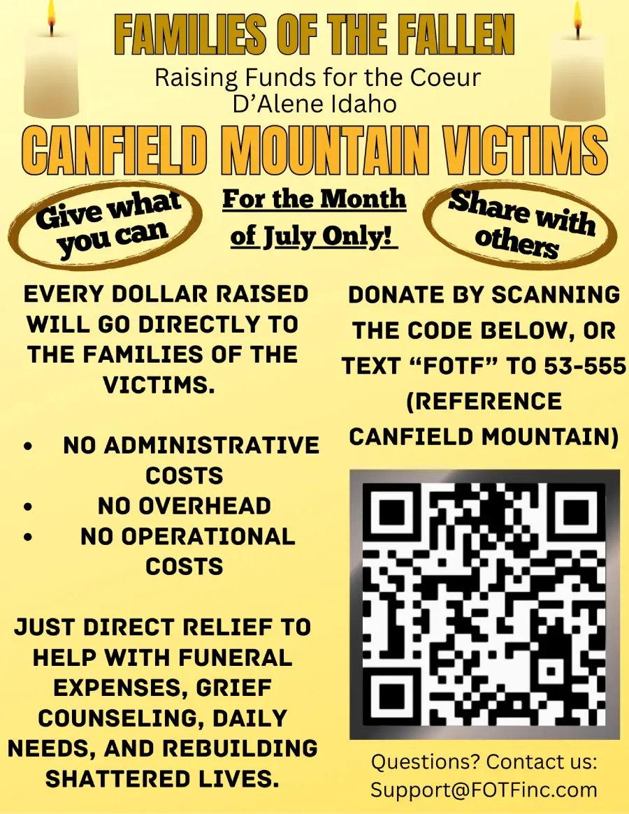 Families of the Fallen CDA Fundraising Posterwebp