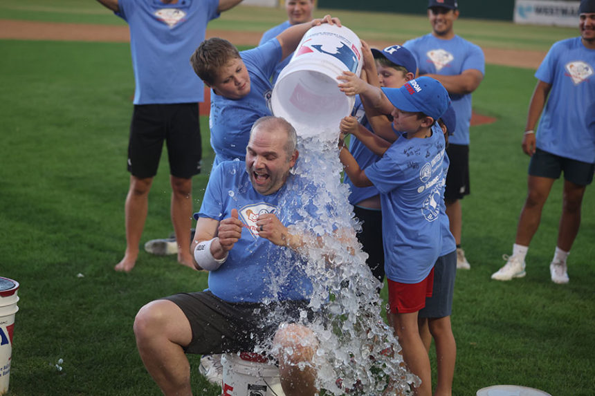 Grays owner Terry Fredrickson gets iced