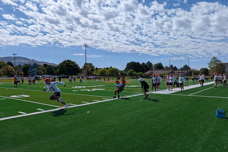 Idaho State Bengals football practice