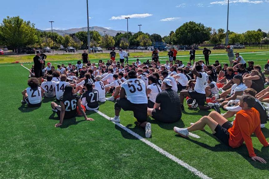 Idaho State Bengals football practice