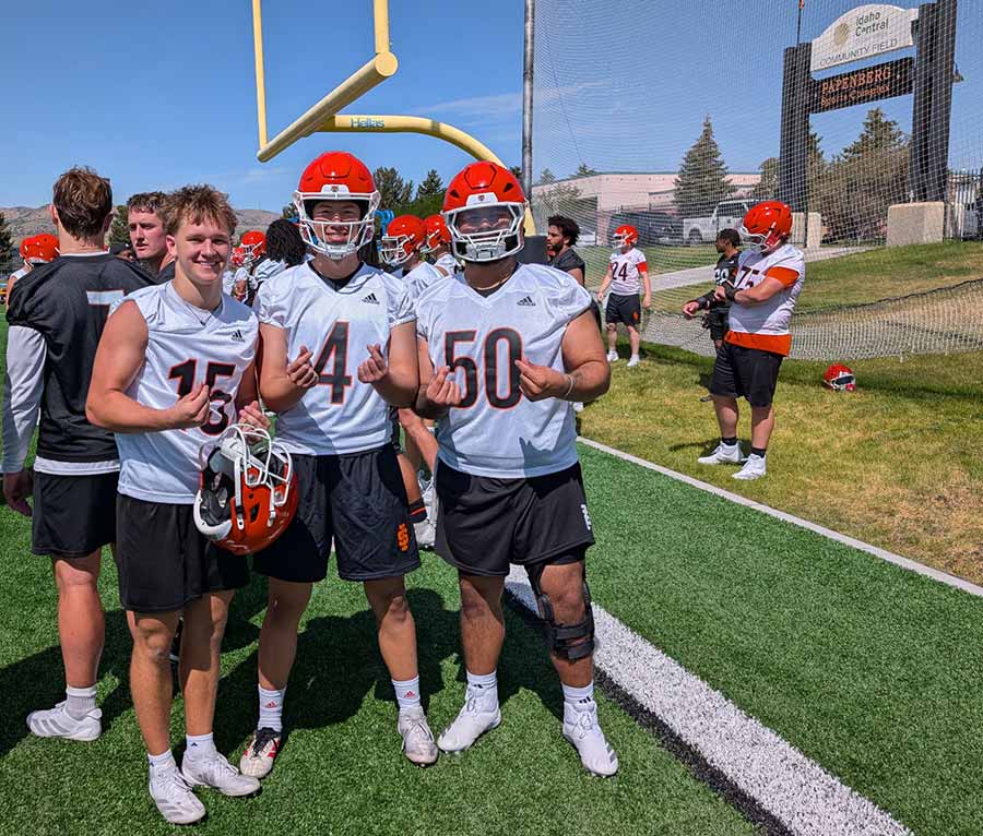 Idaho State Bengals football practice