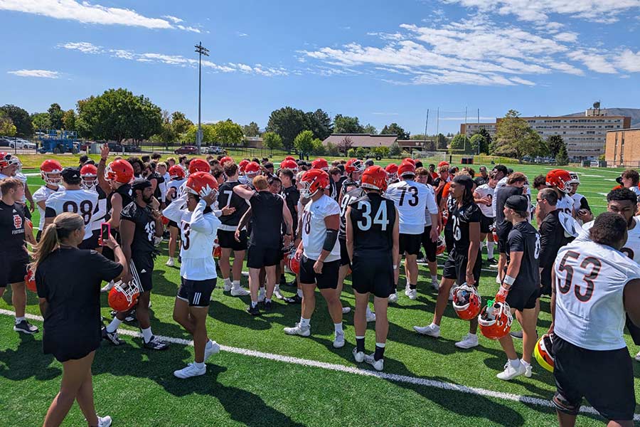 Idaho State Bengals football practice