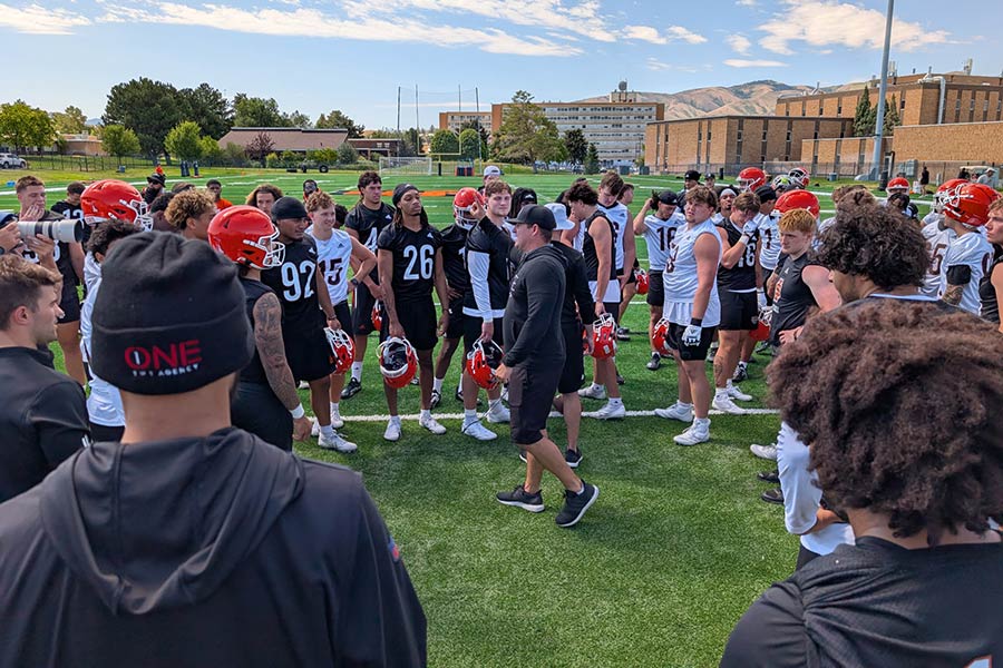 Idaho State Bengals football practice