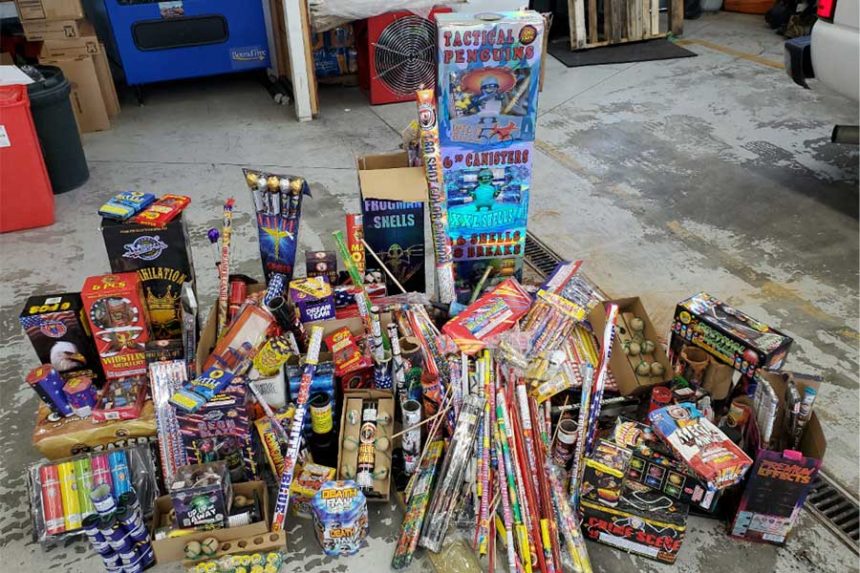 Fireworks confiscated in Pocatello in 2024