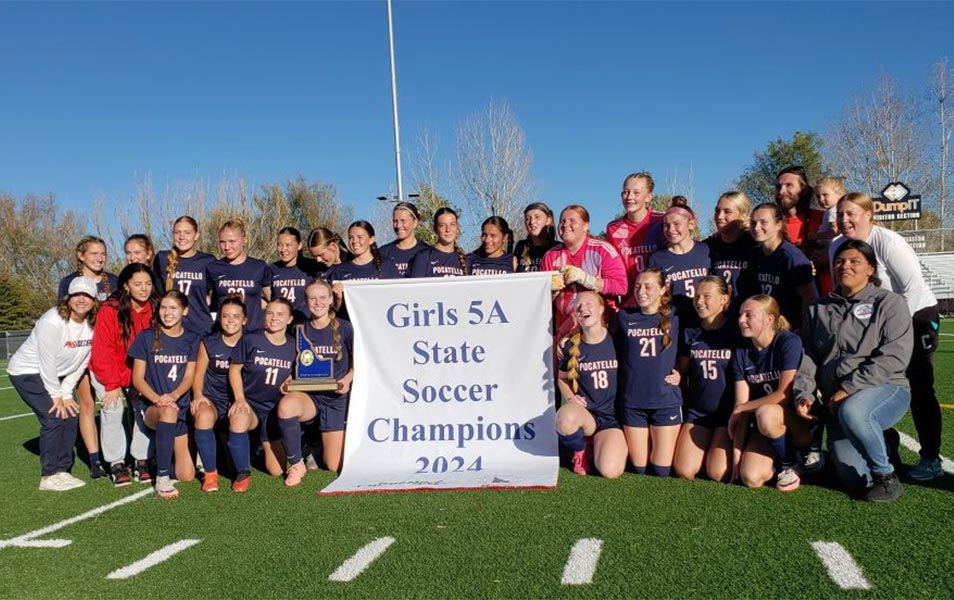 Poky girls soccer state champs