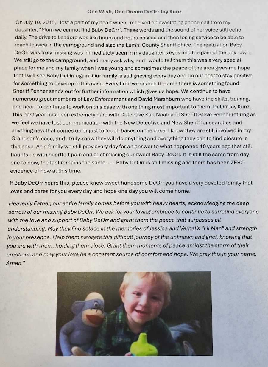Trina Clegg statement