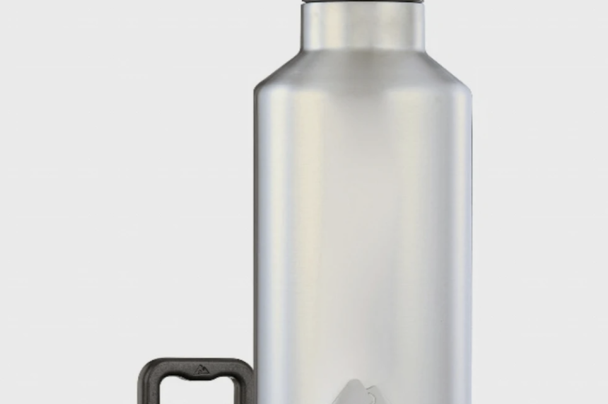 This image provided by U.S. Consumer Product Safety Commission shows Walmart’s “Ozark Trail 64 oz Stainless Steel Insulated Water Bottles,” which Walmart is recalling on Friday, July 11, 2025, because the lid can “forcefully eject” and unexpectedly strike consumers. | Courtesy U.S. Consumer Product Safety Commission via Associated Press