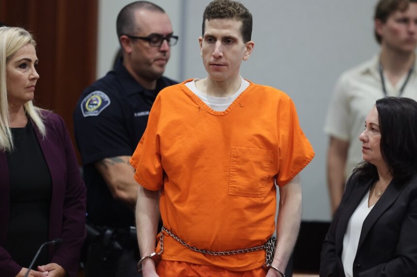 Bryan Kohberger appears at the Ada County Courthouse, for his sentencing hearing, Wednesday, July 23, 2025, in Boise, Idaho, for brutally stabbing four University of Idaho students to death nearly three years ago.