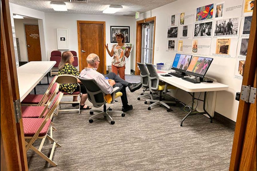 Class about early pioneers of Idaho Falls at the FamilySearch Center., 750 West Elva Street. | Rett Nelson, EastIdahoNews.com