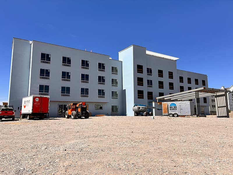 Construction project behind Candlewood Suites off Pancheri Drive in Idaho Falls. | Rett Nelson, EastIdahoNews.com