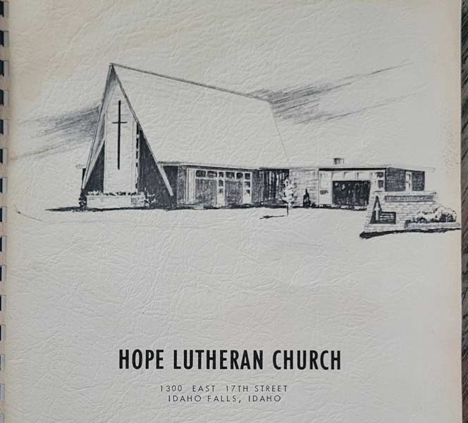A sketch of the original Hope Lutheran Church on 17th Street | Courtesy Garen Pay