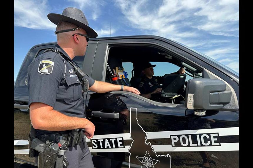 Idaho State Police on patrol. | Courtesy ISP