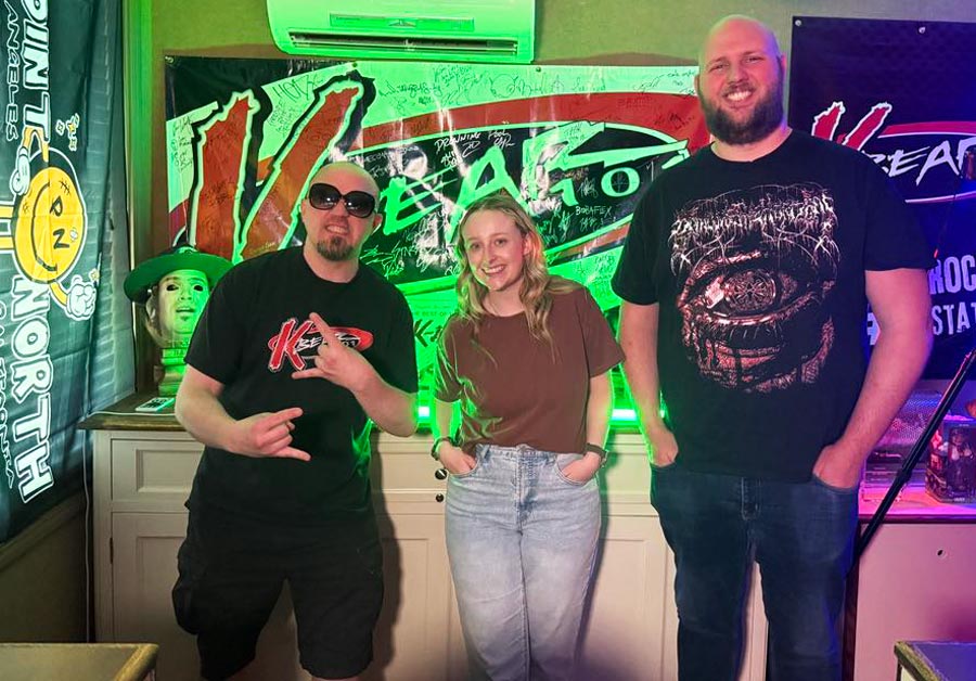 Victor Wilt, Kaitlyn Hart and Brenden "Peaches" Peach at KBEAR 101. | Jordan Wood, EastdahoNews.com