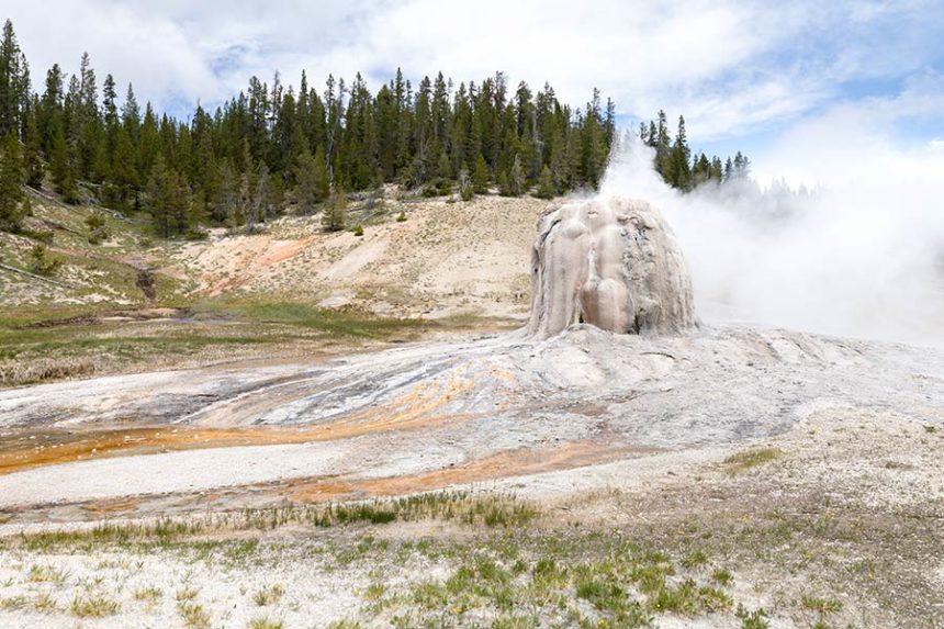 Lone Star geyser near Old Faithful in Yellowstone National Park | Flickr