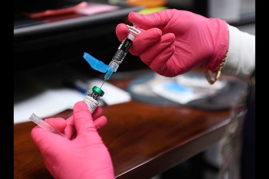 The vast majority of measles cases in the US this year have been in people who have not been vaccinated. Mandatory Credit: Annie Rice/AP via CNN Newsource