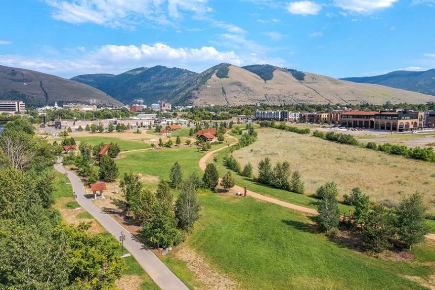 Missoula's Old Sawmill District is bringing new life to a site once occupied by a mill. Mandatory Credit: Kaden Harrison/Destination Missoula via CNN Newsource