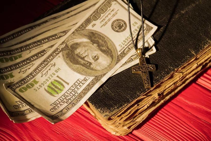 money and prayer necklace