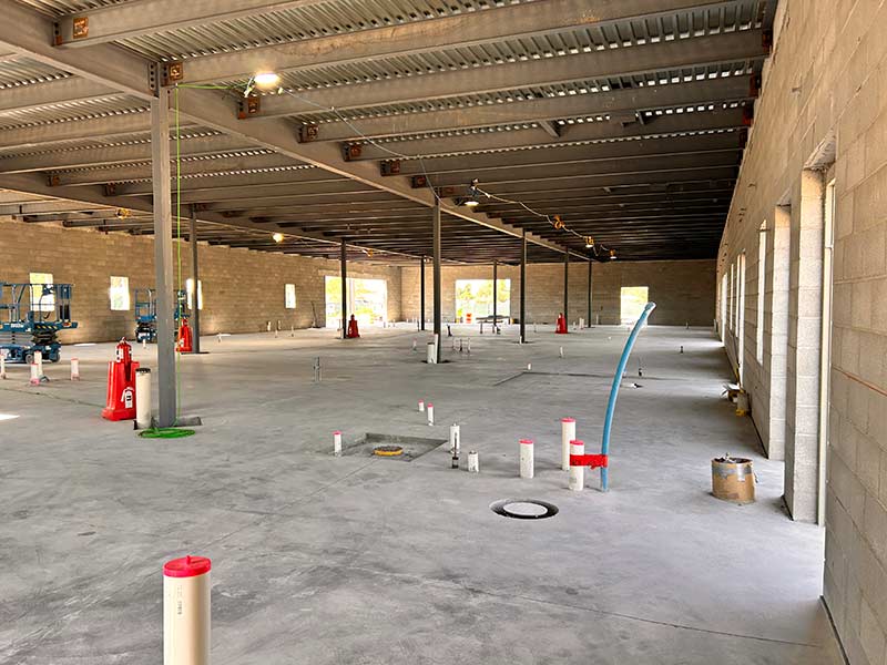 A peak inside the new ER that's under construction. | Rett Nelson, EastIdahoNews.com