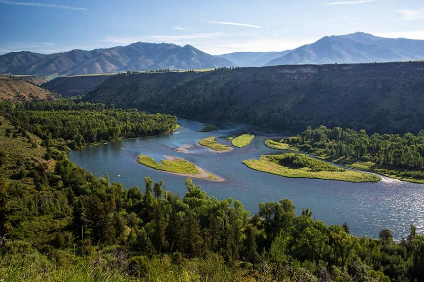 The South Fork of the Snake River runs for more than 60 miles across southeastern Idaho. (Courtesy of the Bureau of Land Management)