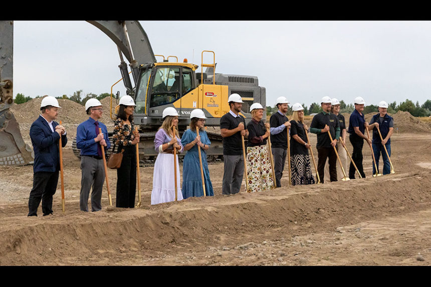 Members of Alturas Academy's Board of Directors and administrators during the groundbreaking of Alturas Acadaemy North, Tuesday, Aug. 27, 2025, Rigby. The new school will serve up to 600 students and will open in August 2026. | Daniel V. Ramirez, EastIdahoNews.com