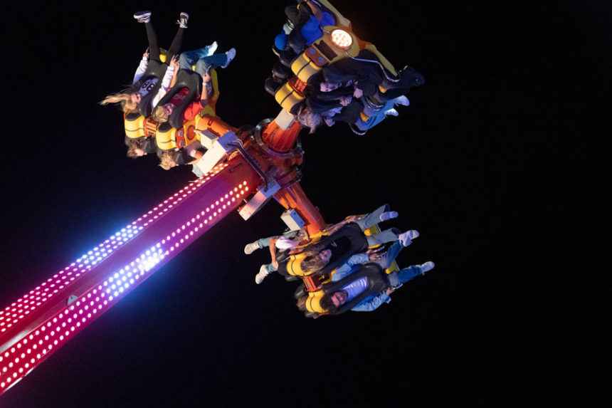 Fair attendees on one of the many adrenaline pumping rides at the Eastern Idaho State Fair. | Daniel V. Ramirez, EastIdahoNews.com