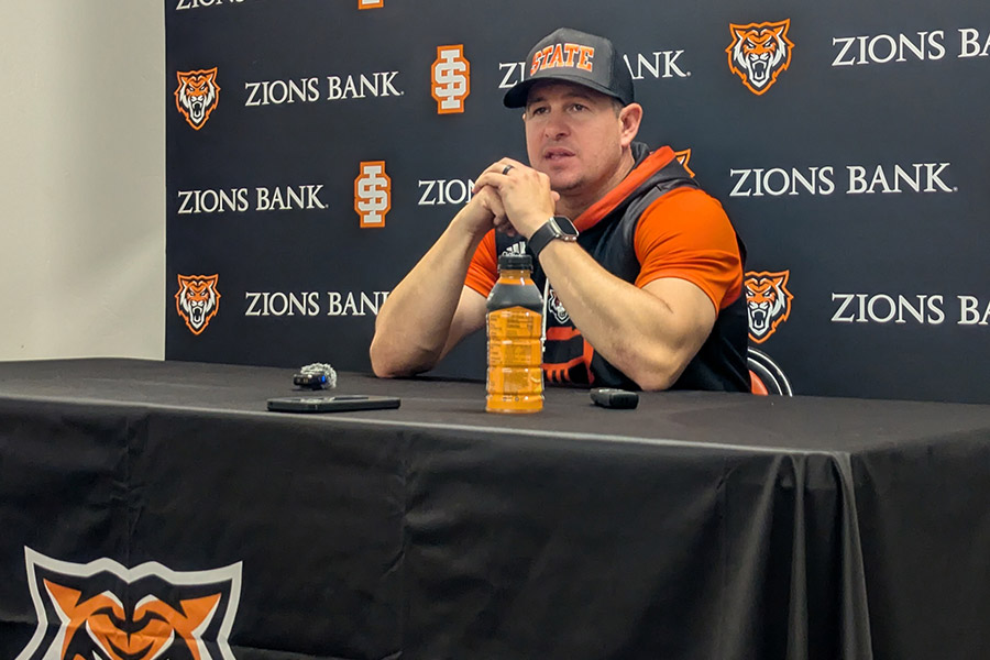 ISU football coach Cody Hawkins