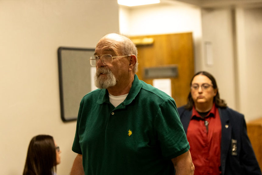 Kenneth Dale Conley walking out of a Bannock County Courtroom after his sentencing was continued, Thursday, June 26, 2025, Pocatello. Conley had accepted a plea agreement to plead guilty to two felony vehicular manslaughter charges in a fatal crash in August 2023. | Daniel V. Ramirez, EastIdahoNews.com