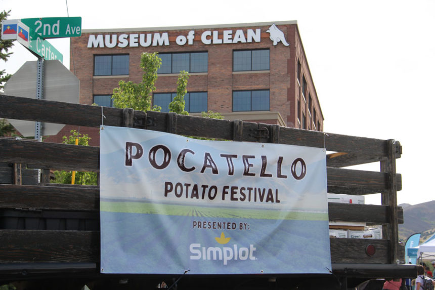 A banner for the festival.