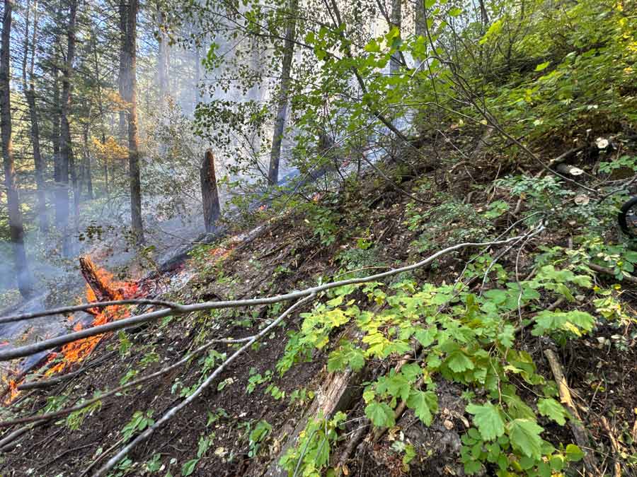 The Rocky Top fire. | Caribou-Targhee National Forest