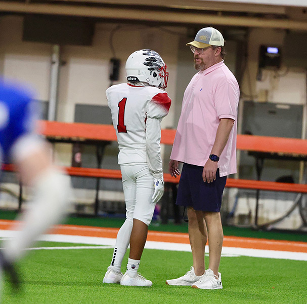 Sho-Ban football, coach Lawrence Nai and QB AJ Graves