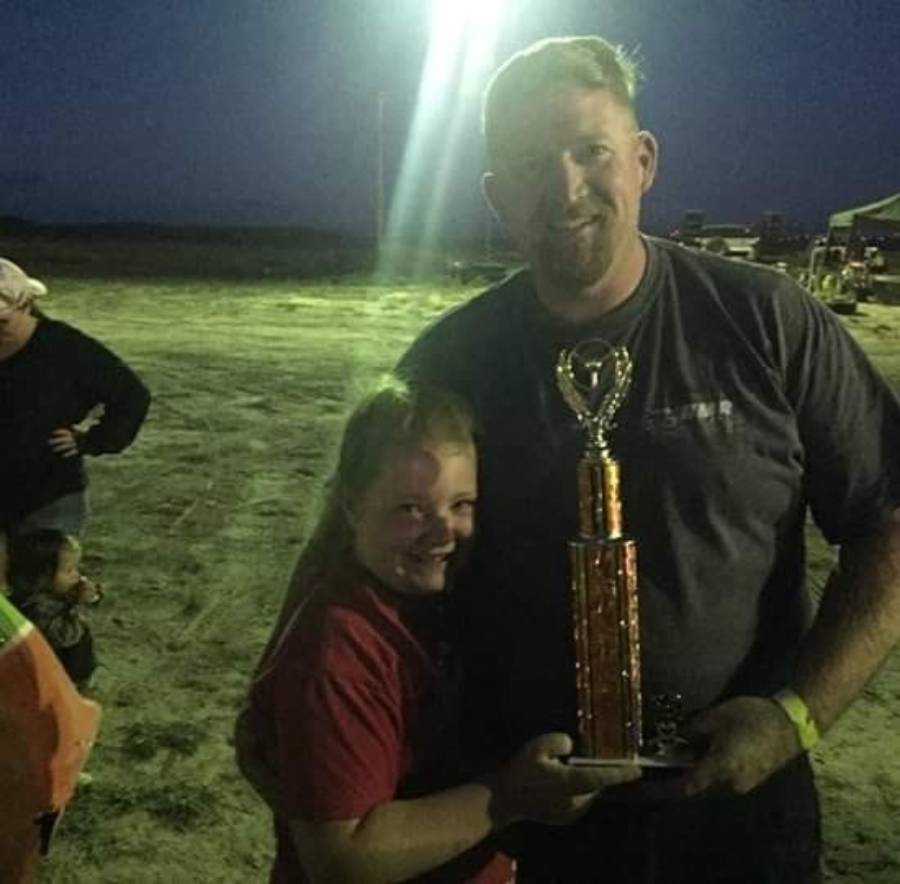 Walker and daughter